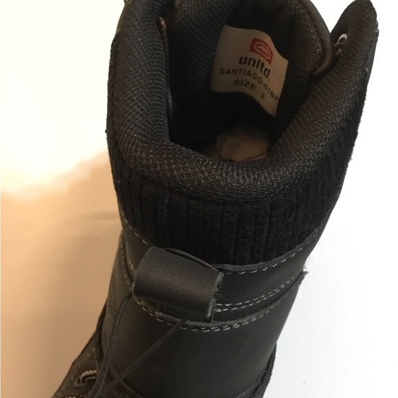 Unltd. Boy’ black boots size 2. New! - Picture 6 of 6